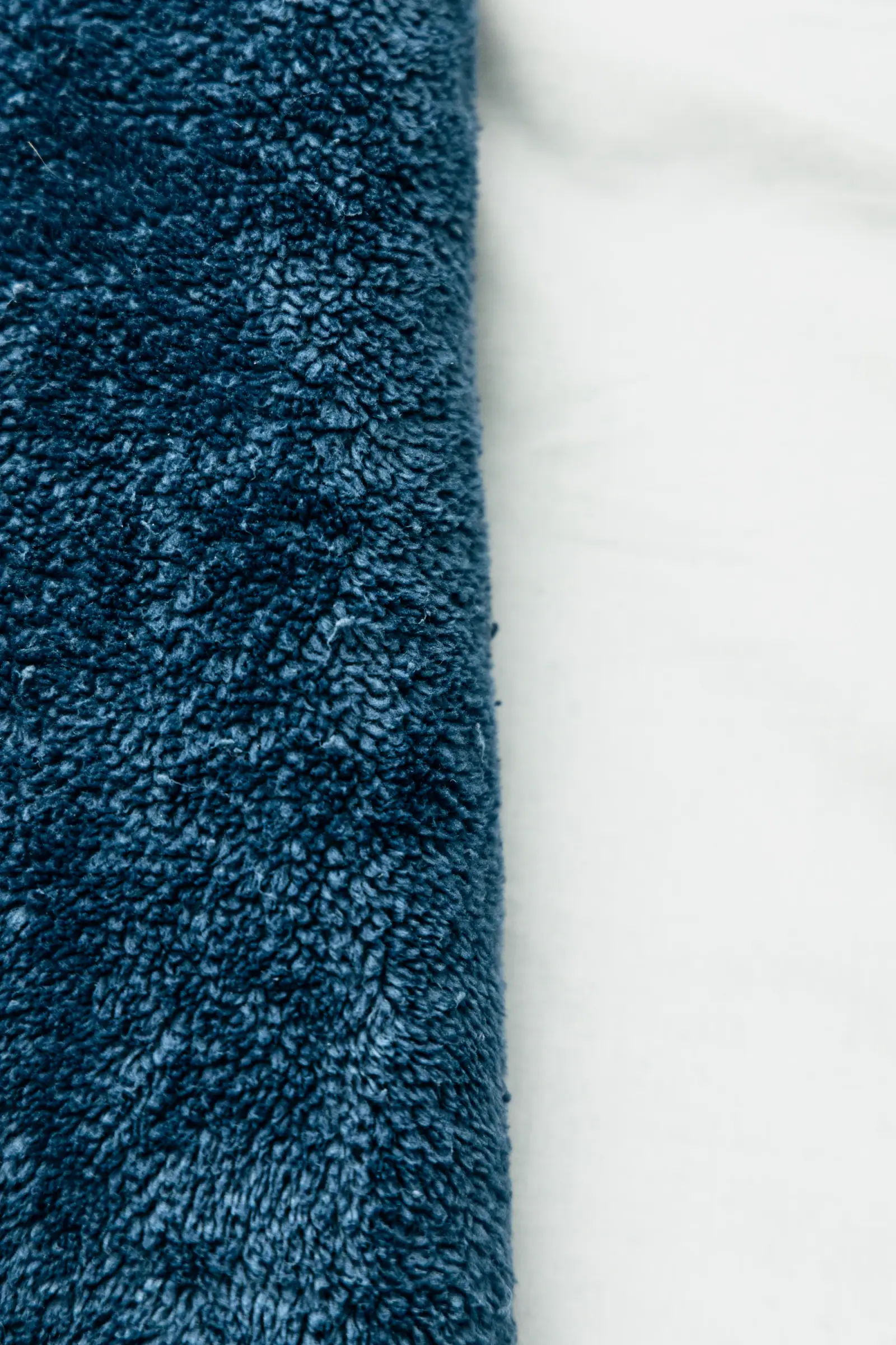 Folded towel detail